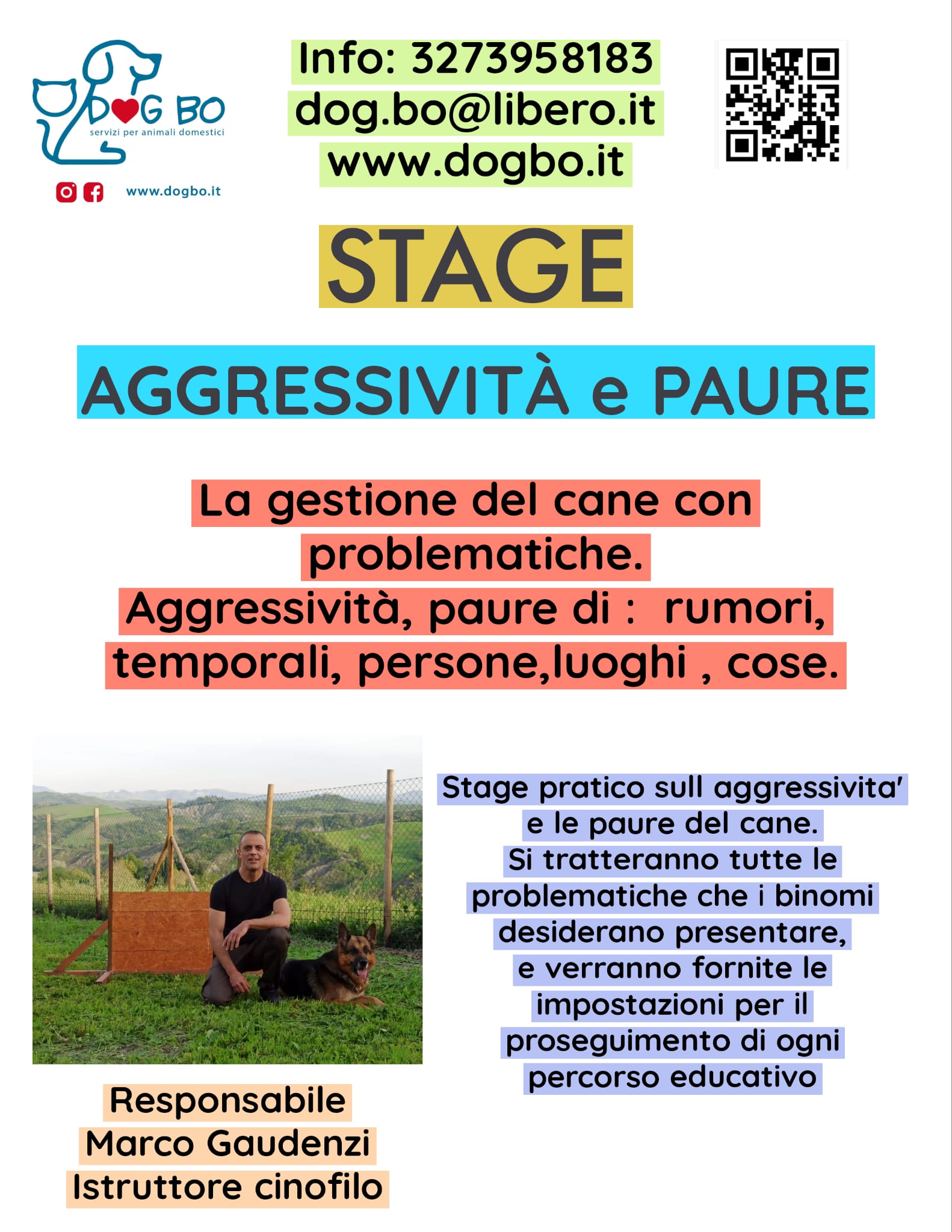 corsi DogBo Bologna